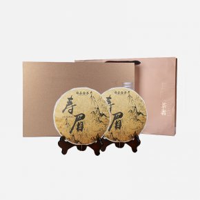 礼盒装-白茶-茶者3年陈寿眉两饼700g